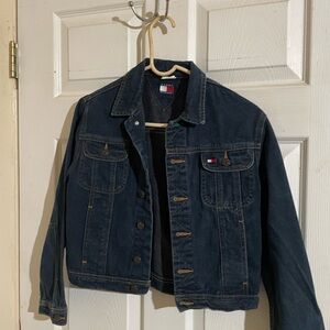 Boys Tommy Hilfiger  Denim Jacket - Dark Blue